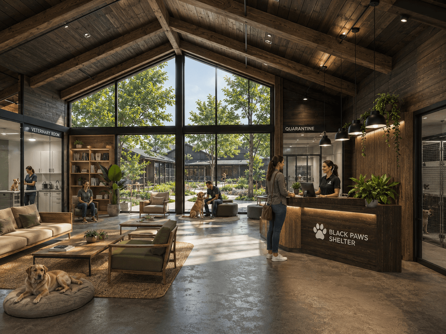 Low stress shelter in practice: routine, handling, and daily life